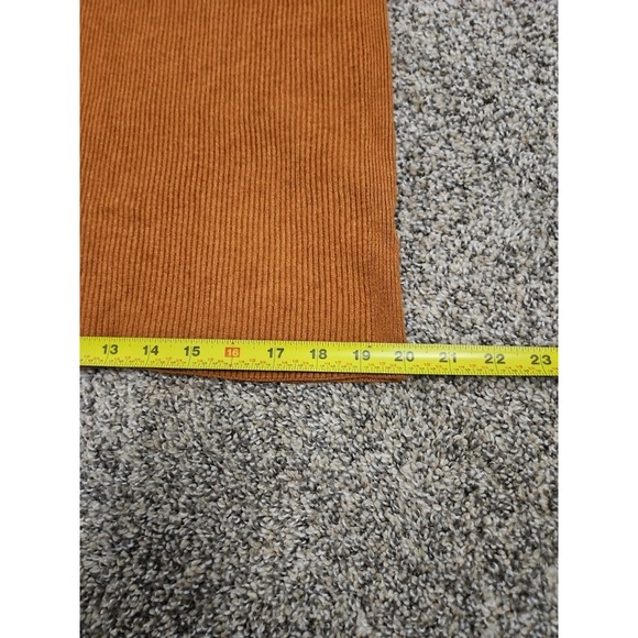 Womens Sweater Dress Sz Med  Rust Thick Classic Soft Collar Office Boho Classic - Picture 8 of 9